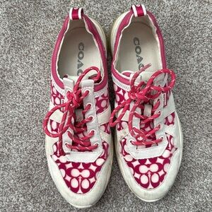 Coach shoes pink